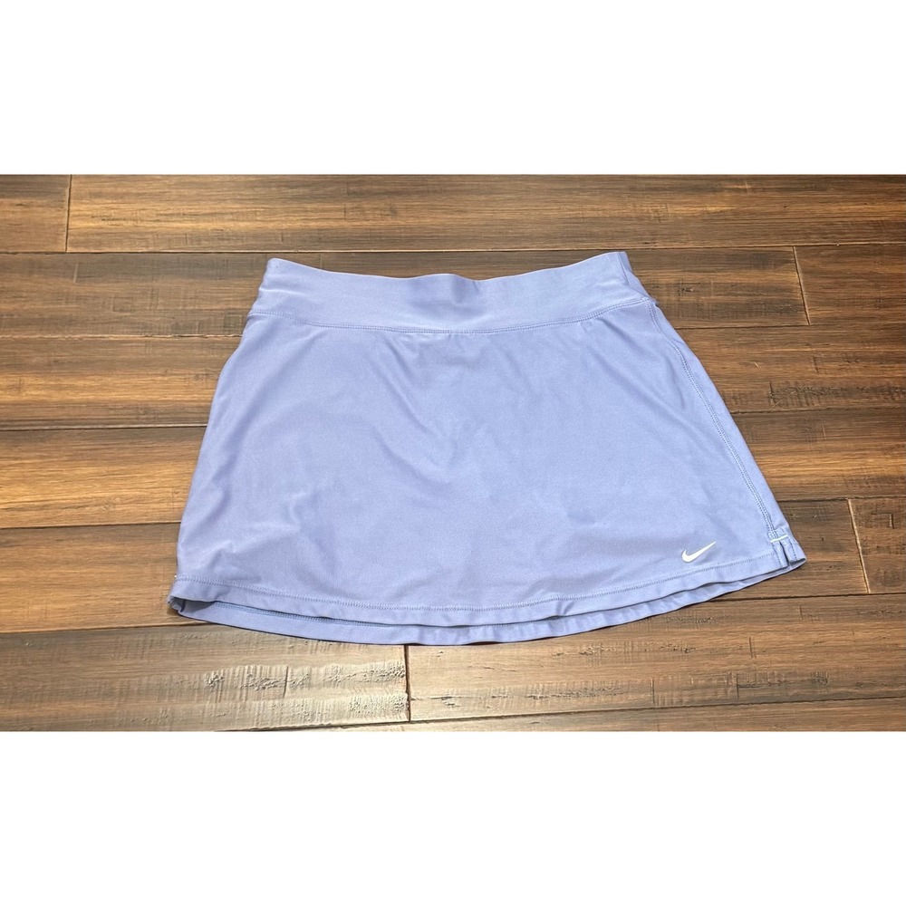 Nike Fit Dry Women Purple Athletic Tennis Golf Skort Size Medium Lavender Blue